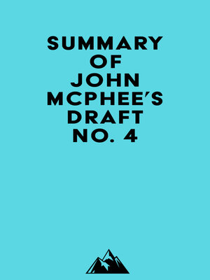 cover image of Summary of John McPhee's Draft No. 4